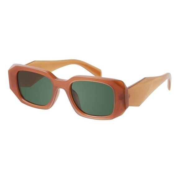 Accessories - Trendy rectangle triangle Sunglasses caramel